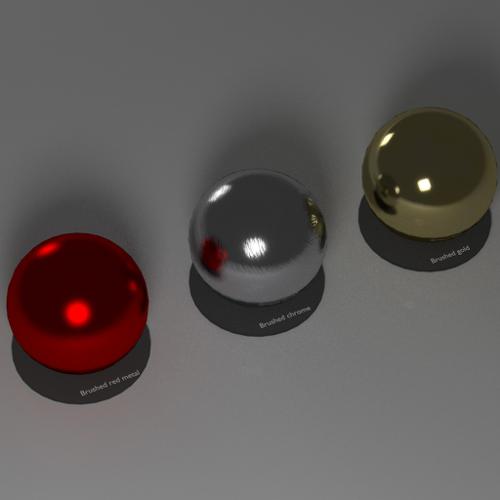brushed metal materials by SLSProductions preview image